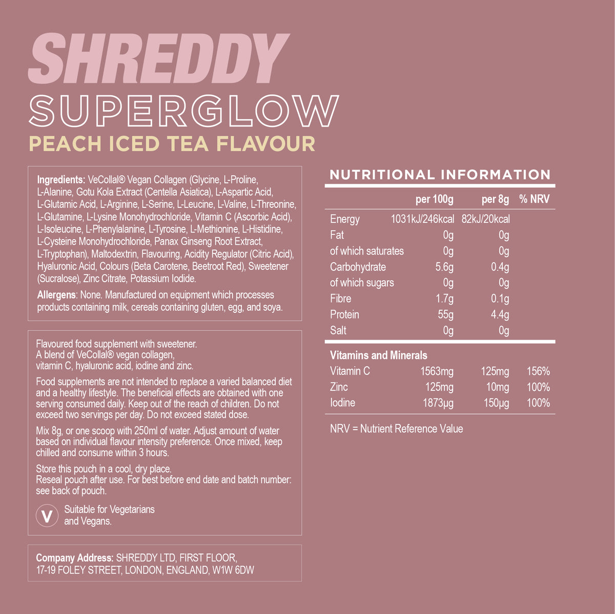 SUPERGLOW - Peach Iced Tea